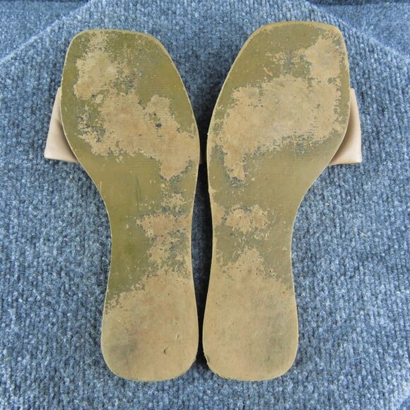 Steve Madden Isabel Women Slide Sandal‎ Shoes Size 8.5 Medium Beige Synthetic - Picture 8 of 10